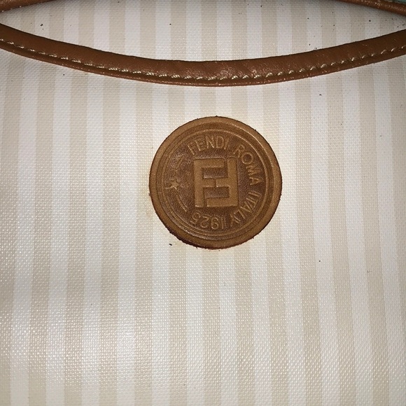 Vintage Fendi Striped Cosmetic Pouch - Picture 2 of 6